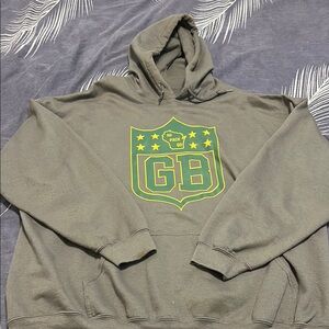 Green Bay Packers Gray Hoodie